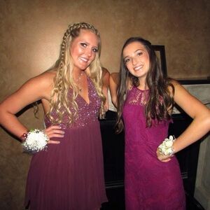 Fuschia Lace Free People Dress